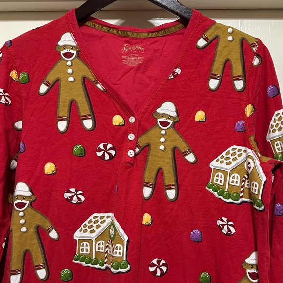 Nick & Nora Christmas Sleep Gown L - Picture 3 of 9